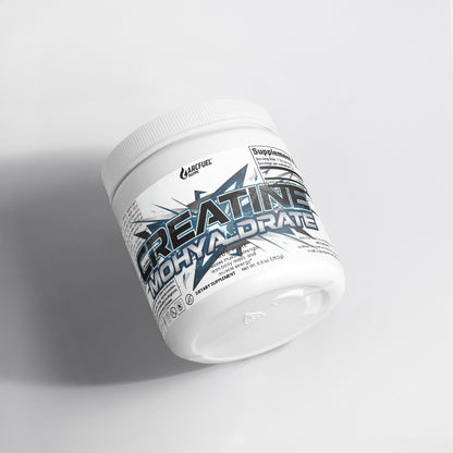 ArcFuel Creatine Monohydrate powder tub — front label detail