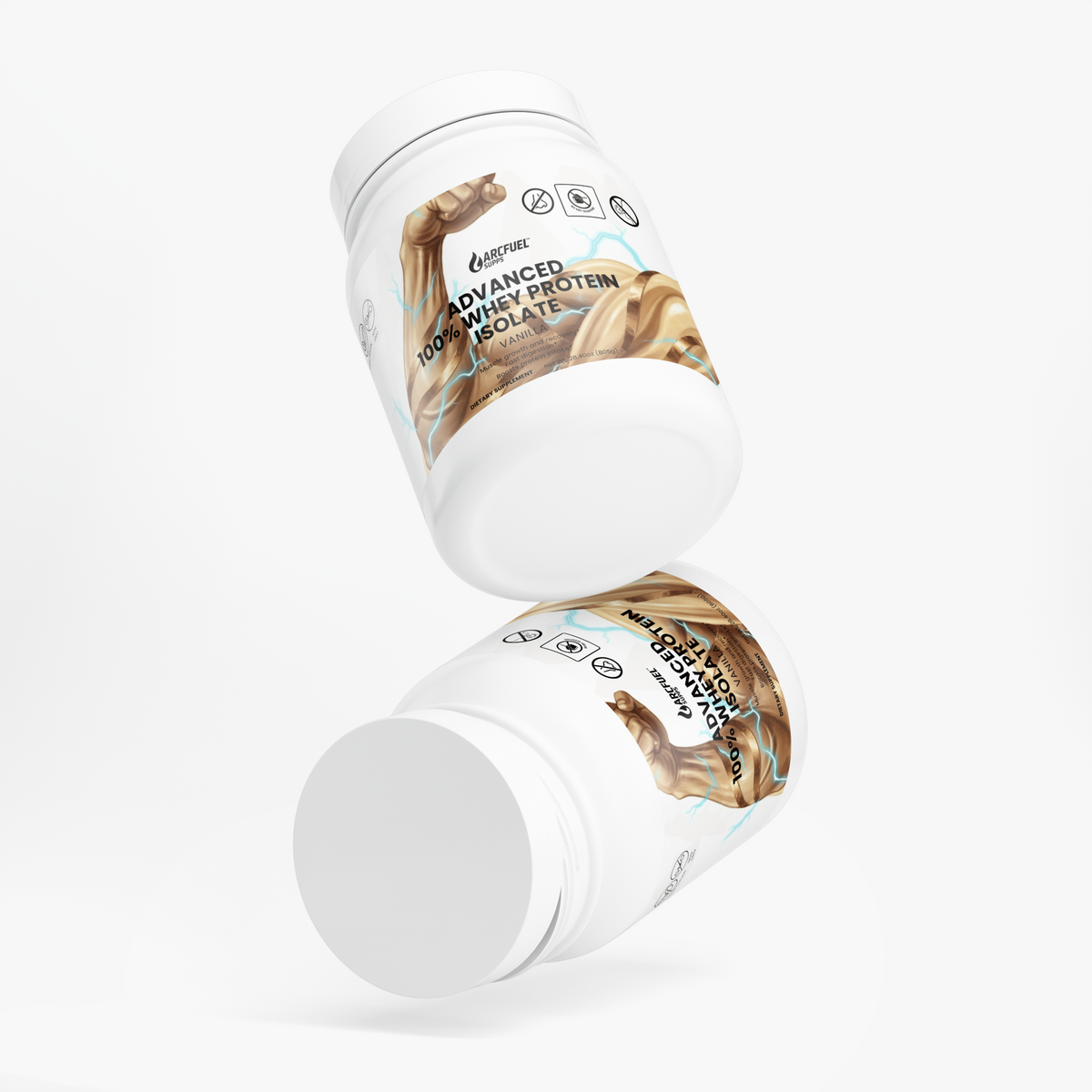ArcFuelSupps Whey Protein Isolate Vanilla tub, product photo 4